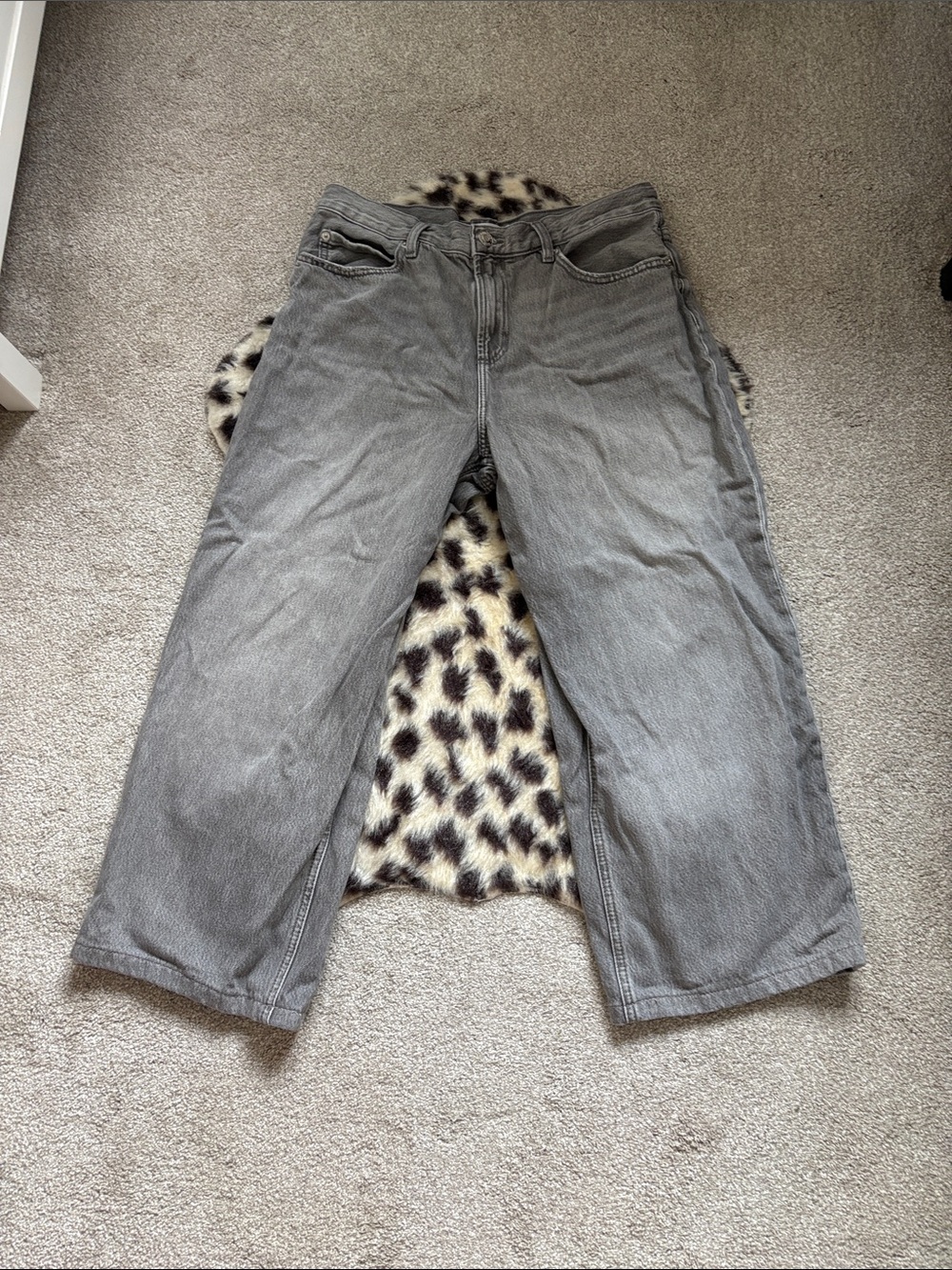 Garage Gray Boyfriend Jeans - Washed Gray Denim